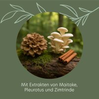 ROOTS OF NATURE Blutzucker Komplex Vitalpilz-Komplex Kapseln (60 Stk.) – Maitake, Pleurotus, Vitamine, Pflanzliches Nahrungsergänzungsmittel