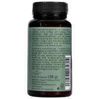 ROOTS OF NATURE Gedächtnis Komplex Vitalpilz-Komplex Kapseln (60 Stk.) –  Cordyceps, Hericium, Chaga, Ginseng, Ginko, Vitamine, pflanzliches Nahrungsergänzungsmittel, vegan