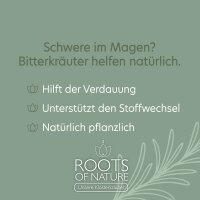 ROOTS OF NATURE Klosterkräuter Bitter Tonikum (250ml) – Bitterkräuter-Extrakt, Aroniasaft, alkoholfrei
