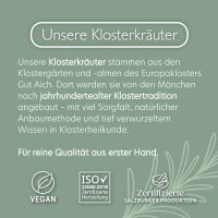 ROOTS OF NATURE Klosterkräuter Tannenwipfel Sirup (250ml) – Kräuter-Sirup mit Tannen- und Fichtenwipfeln, Thymian, Spitzwegerich, Salbei, Apfelsaft, alkoholfrei