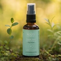 ROOTS OF NATURE Klosterkräuter Zistrosen Mund- & Rachenspray (50 ml) – Zistrosenblätter und -blüten, 33 % Alkohol,