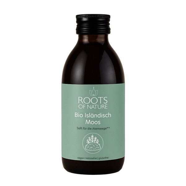 ROOTS OF NATURE Bio Isländisch Moos (200ml) – Kräuter-Aufguss mit Isländisch Moos und Malvenblüten